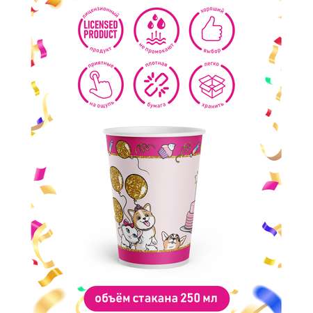 Бумажный стакан PRIORITY для праздника Barbie 12 шт