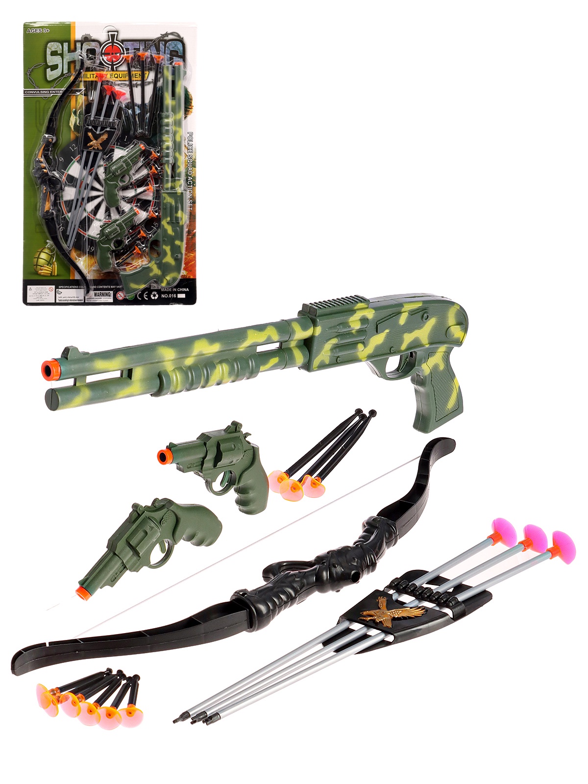 Игрушка WOOW TOYS Набор оружия Рэмбо 17 предм. - фото 1