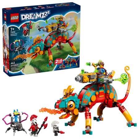 Конструктор LEGO DREAMZzz Огненный хамелеон Матео блочный