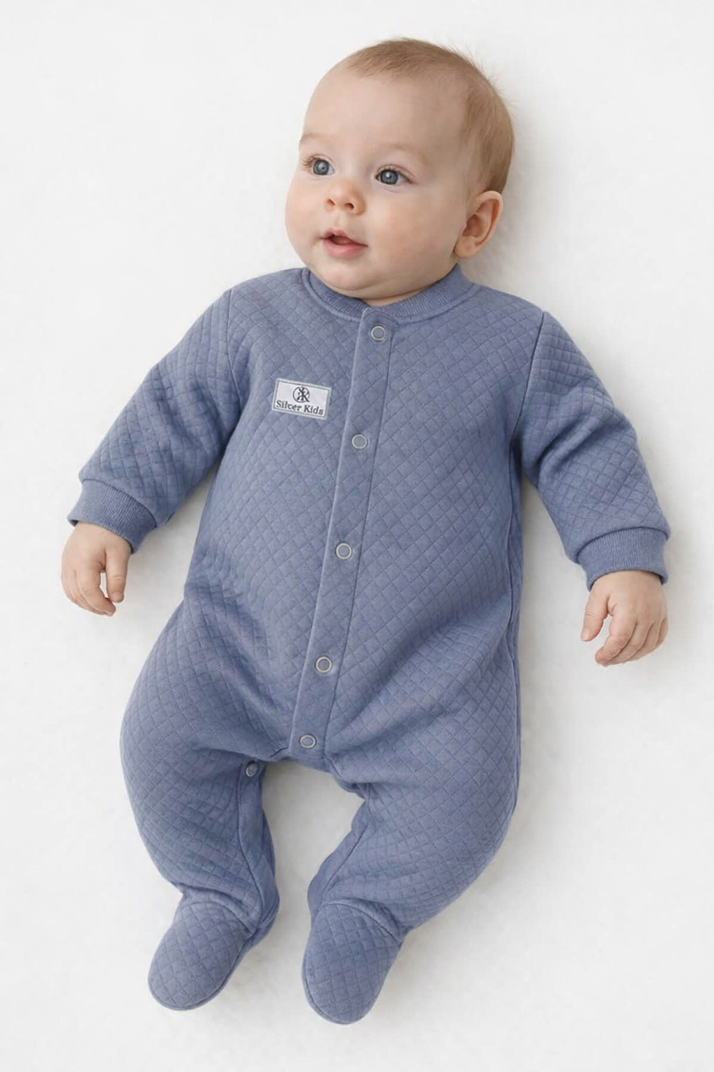 Комбинезон Супер Пупс мод24/сероголубой - фото 1