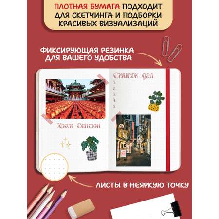Блокнот Проф-Пресс В точку А5. Точкабук Девушка 72 лист.