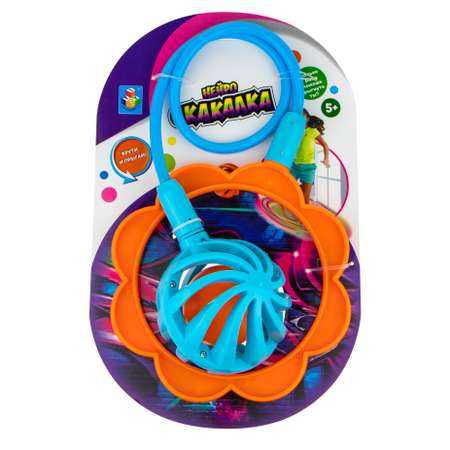 Нейроскакалка 1шт. 1TOY прыгалка скакалка детская на ногу для детей