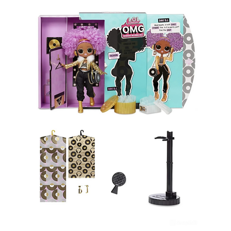Кукла модельная L.O.L. Surprise! OMG 24K DJ Fashion Doll высота 25 см