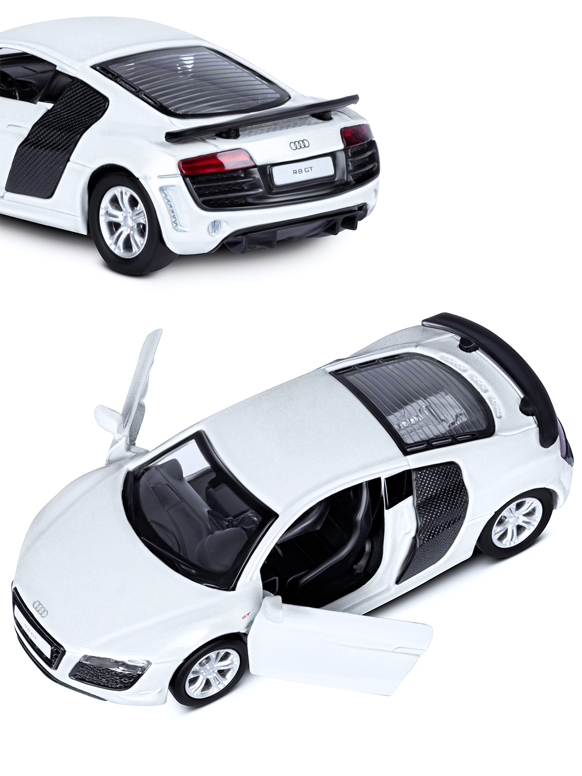 Автомобиль АВТОпанорама Audi R8 GT 1:43 JB1251264 - фото 13