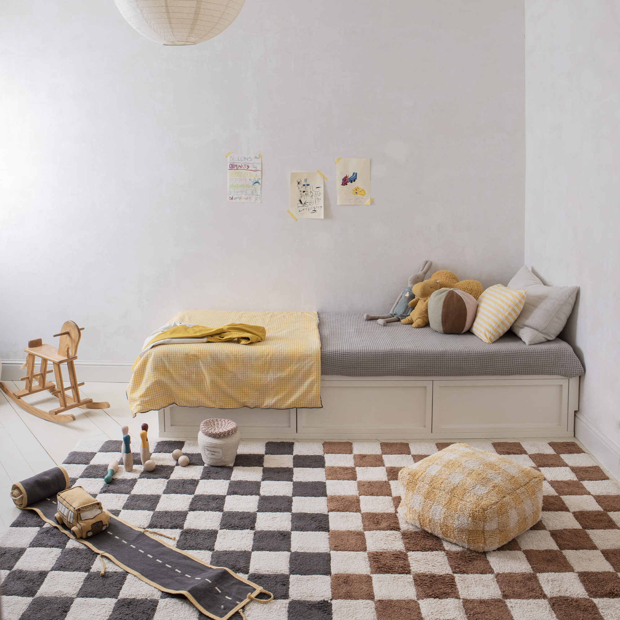 Подушка декоративная Lorena Canals Шахматы 40 x 40 см - фото 14