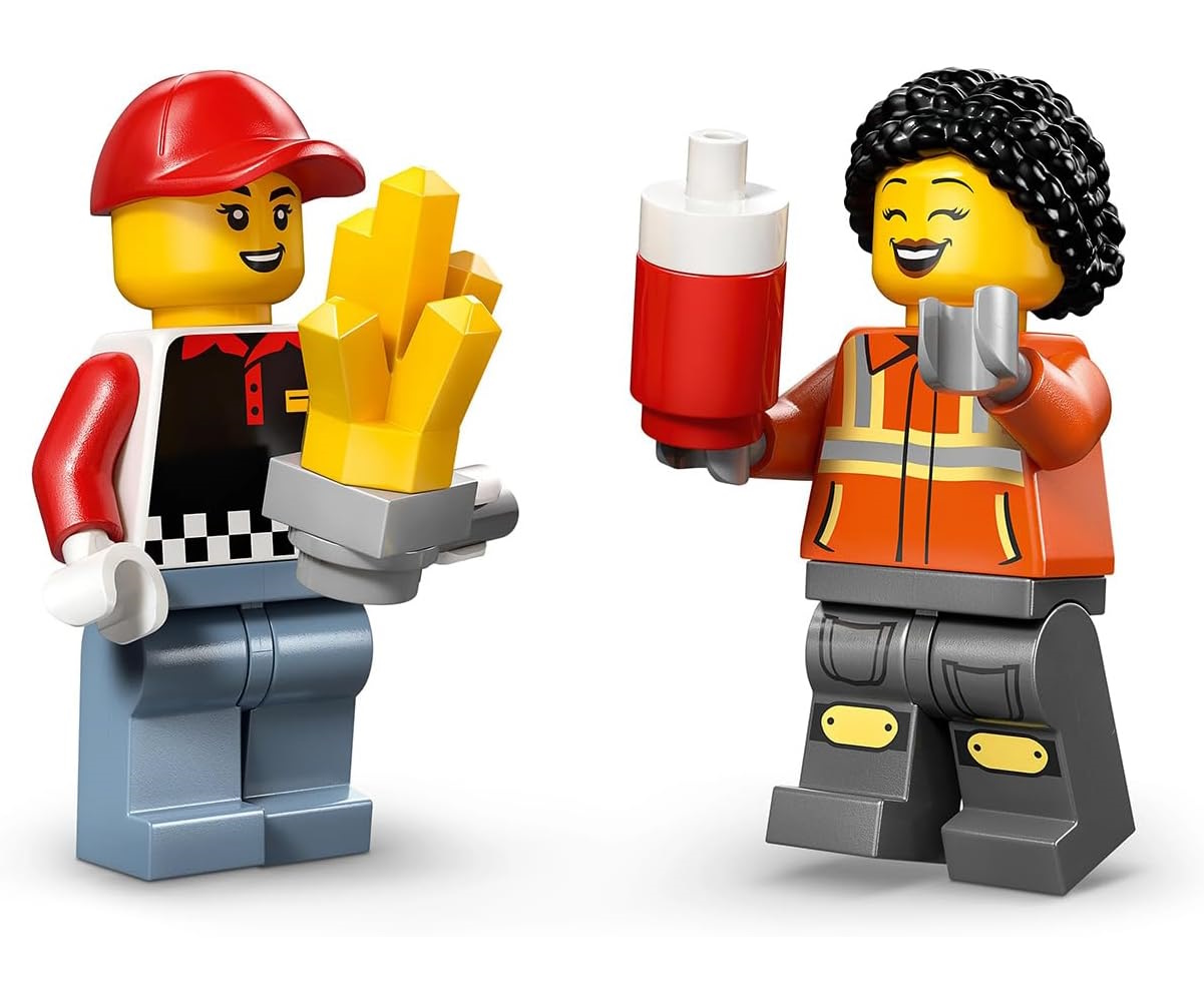 Конструктор LEGO City Фудтрак с картошкой-фри 216 дет. - фото 4