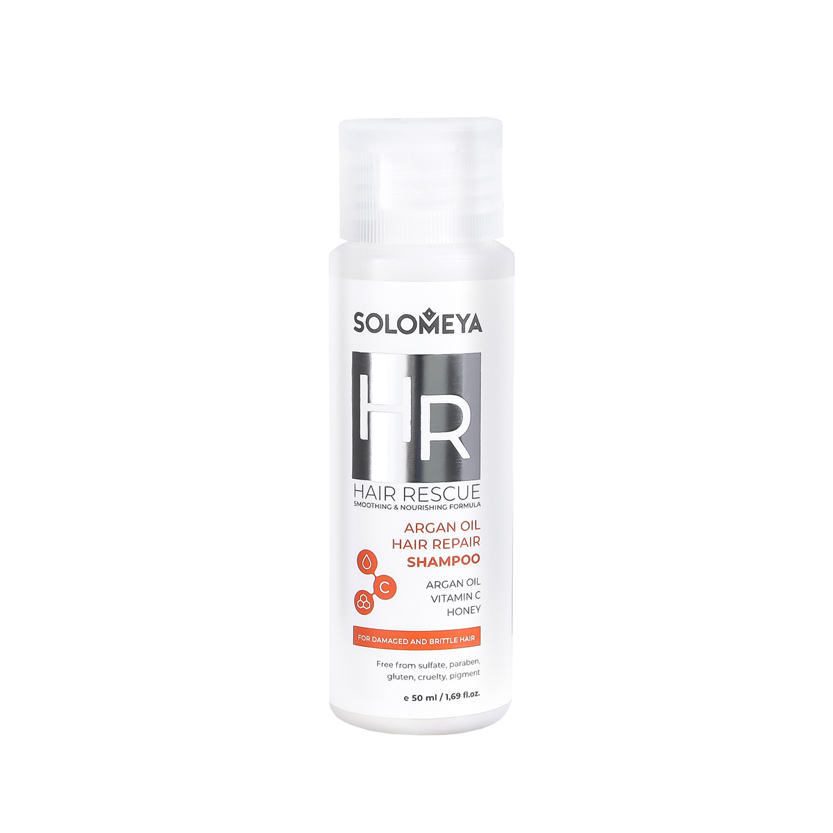 Шампунь SOLOMEYA Argan Oil Hair Repair Shampoo 50 мл - фото 2