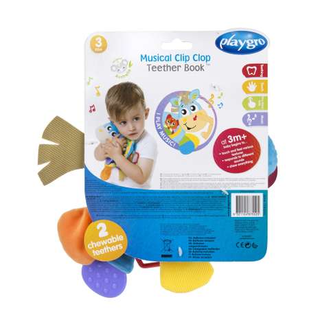 Игрушка мягкая Playgro Ослик музыкальный 0187552