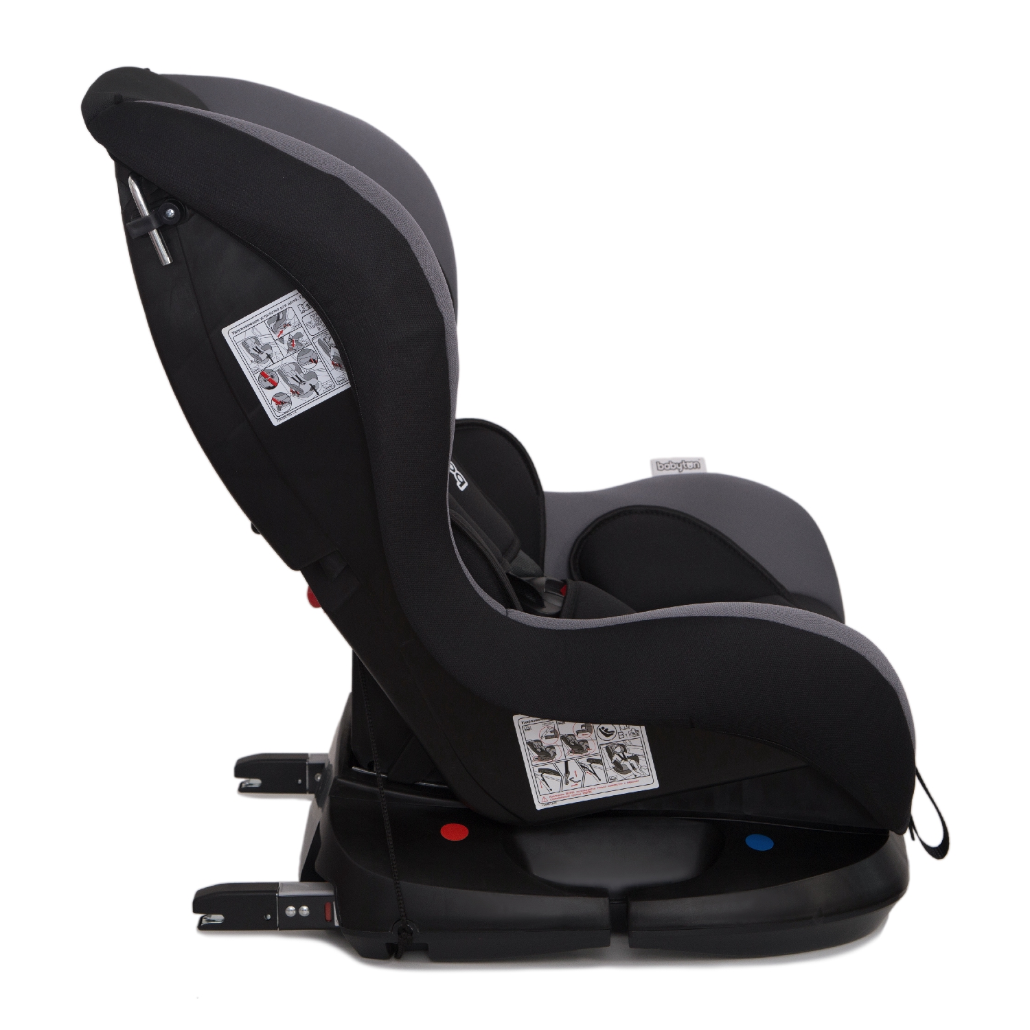 Автокресло Babyton Nord Fix Black-Grey Isofix 0+/1 (0-18 кг) черный - фото 14