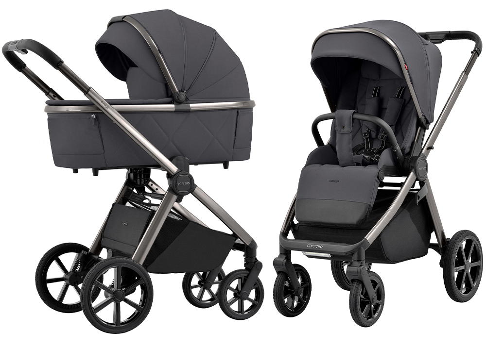 Коляска 2в1 Carrello Omega CRL-6530/1 серый - фото 1
