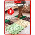 Модульный детский развивающий коврик-пазл SPORTO.ONE, Таежный край, 9 модулей - массажная поверхность