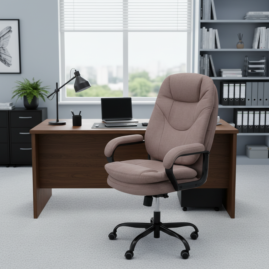 Изображение товара Компьютерное кресло TETCHAIR Комфорт Люкс светло-коричневый
