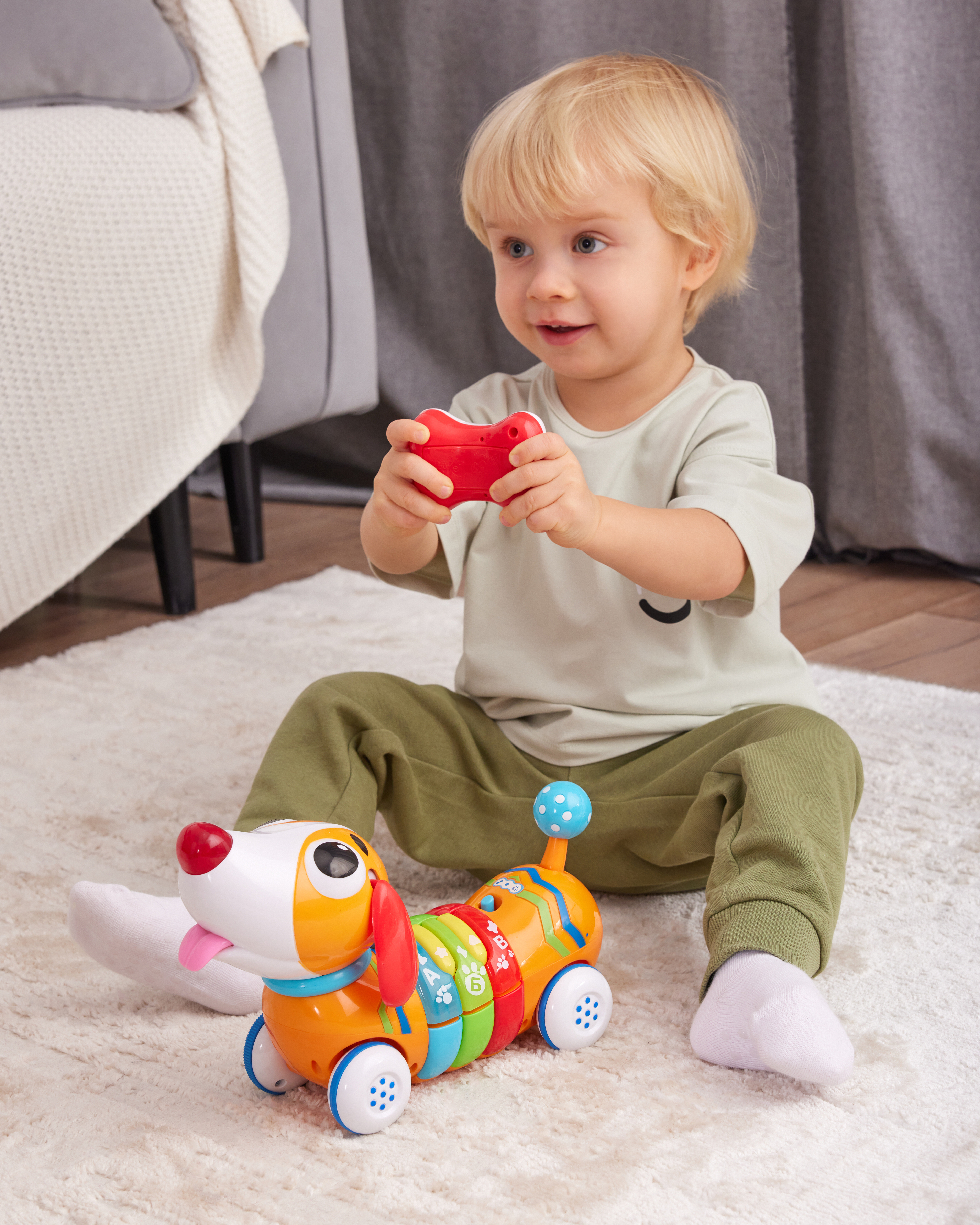 Игрушка BabyGo Радужный щенок - фото 4