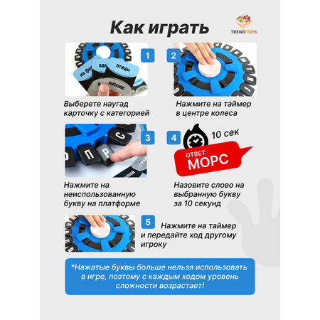 Настольная игра TrendToys Игра в слова