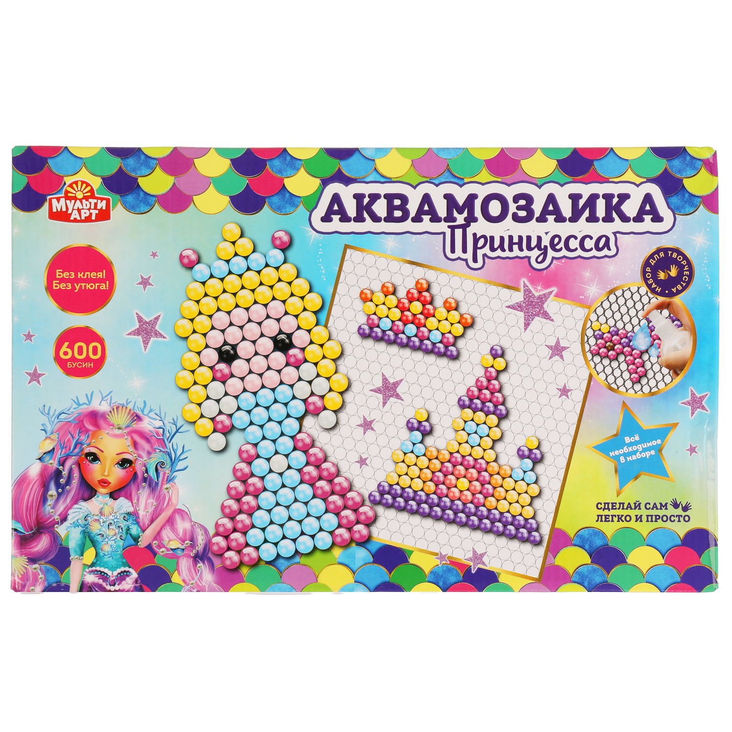 Аквамозаика МультиАРТ Принцесса - фото 1