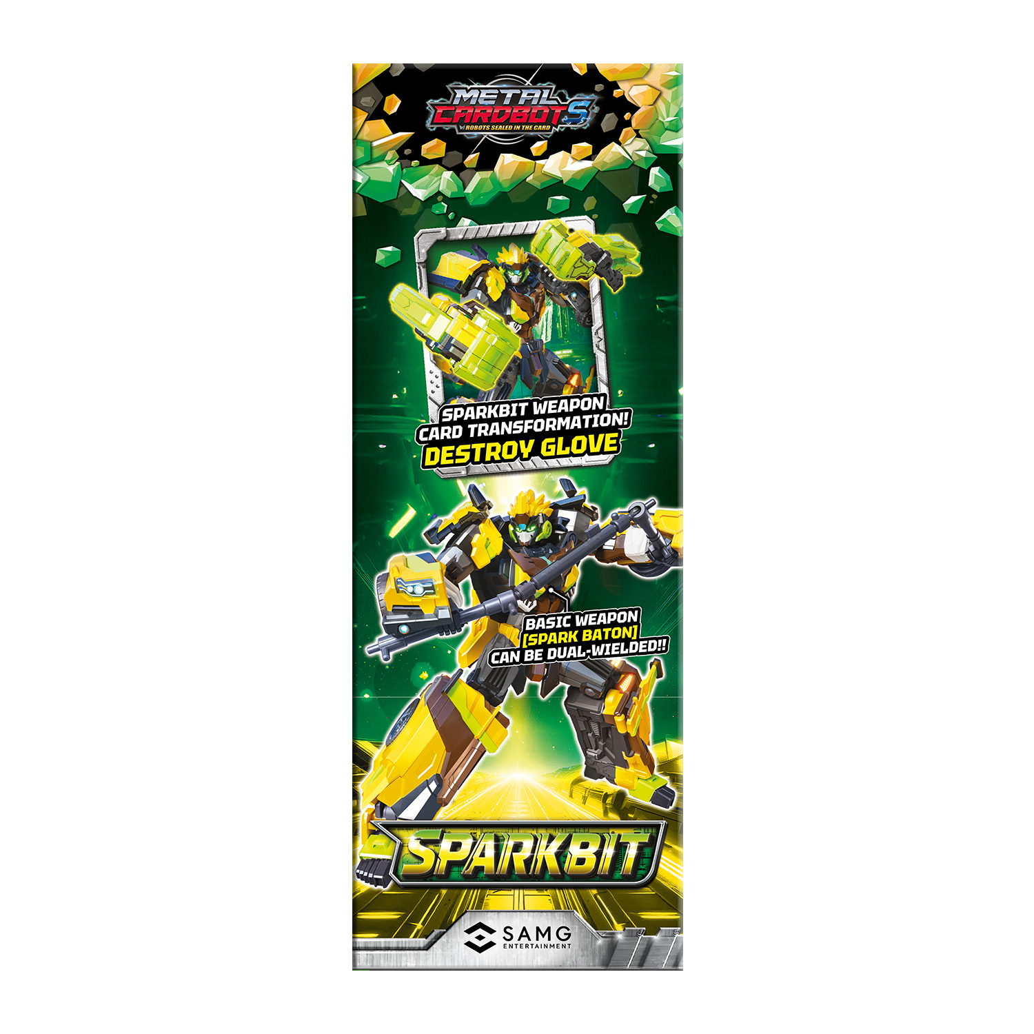 Фигурка METAL-CARDBOT Спаркбит - фото 14