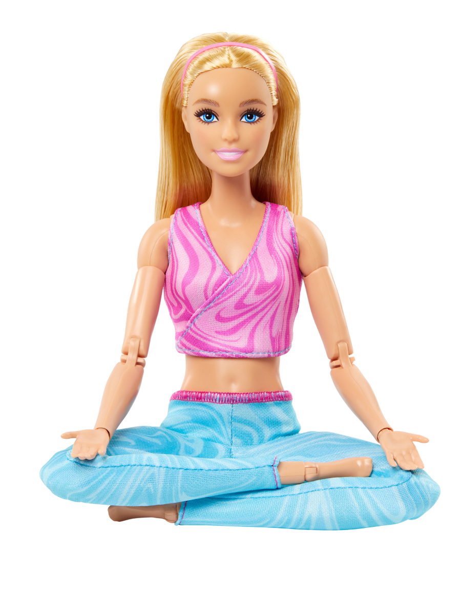 Кукла модельная Barbie Made to move Блондинка высота 29 см HRH27 - фото 7