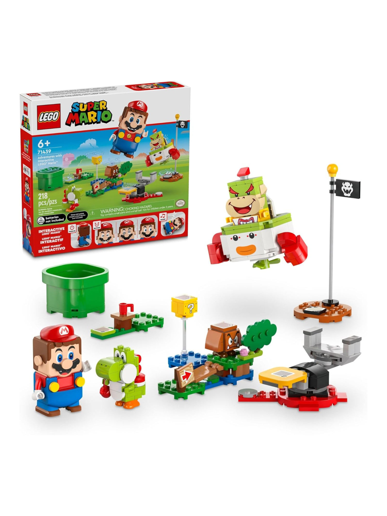 Конструктор LEGO Super Mario Приключения с Марио 218 дет. - фото 2