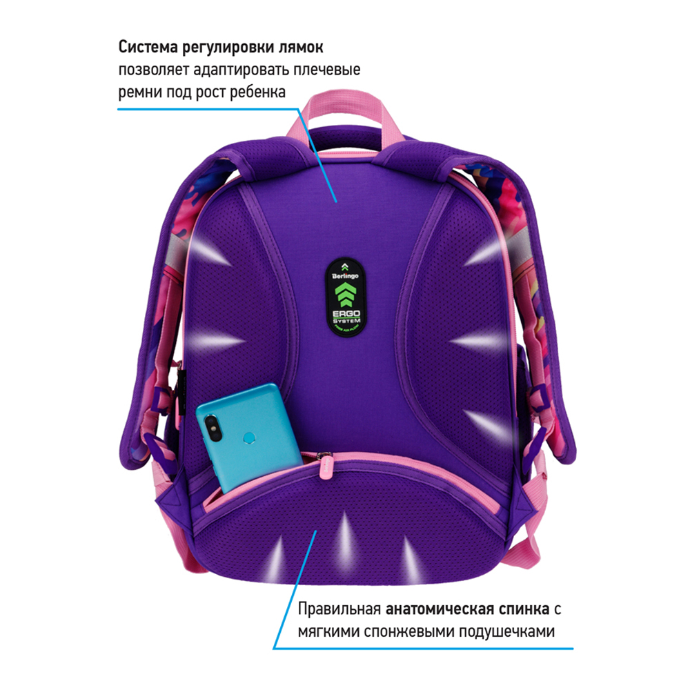Ранец BERLINGO Profi Color the world - фото 4
