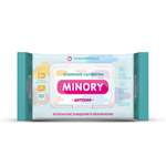 Влажные салфетки Minory антибактериальные 80 шт.