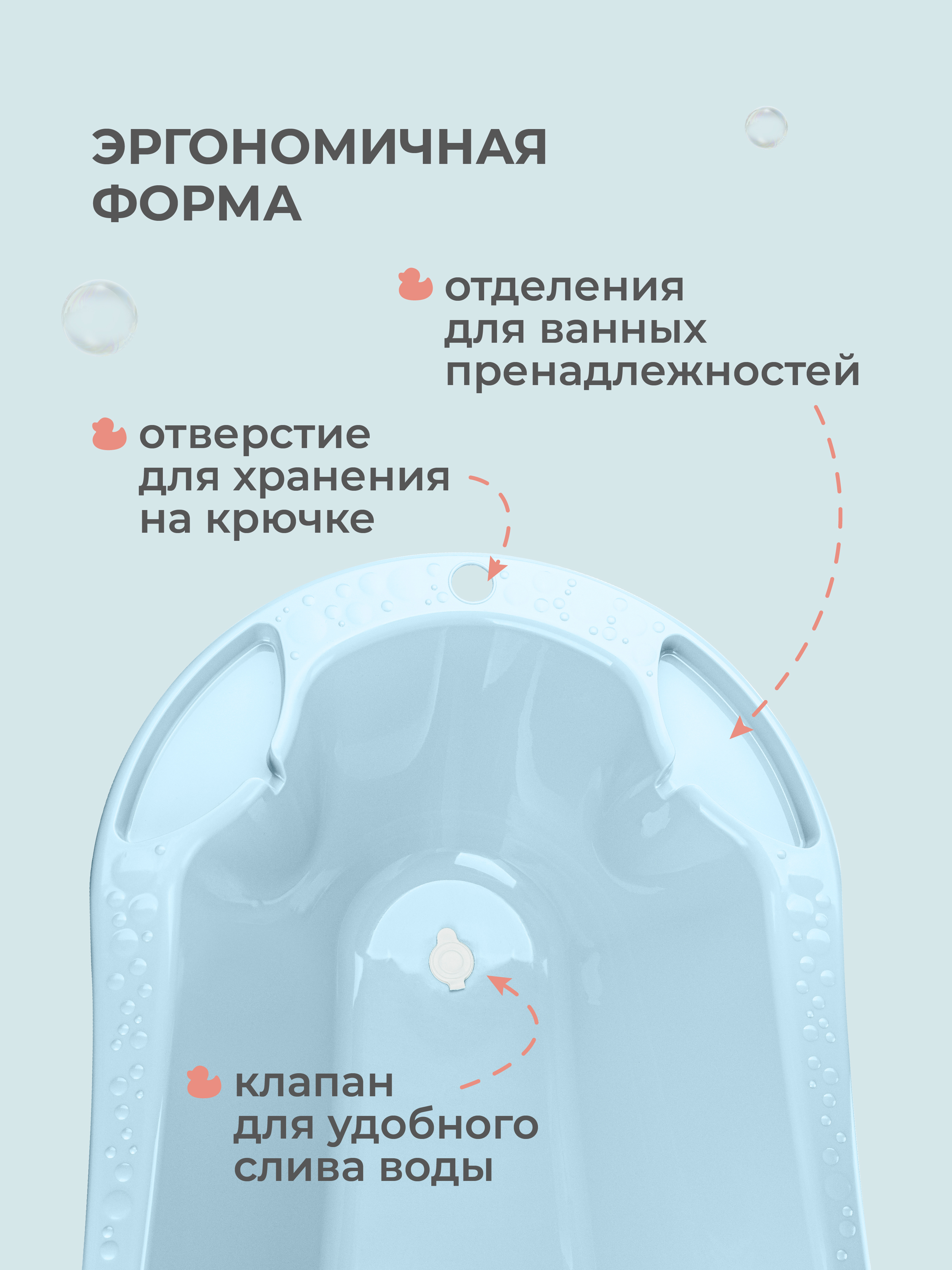 Ванночка Пластишка голубой - фото 4
