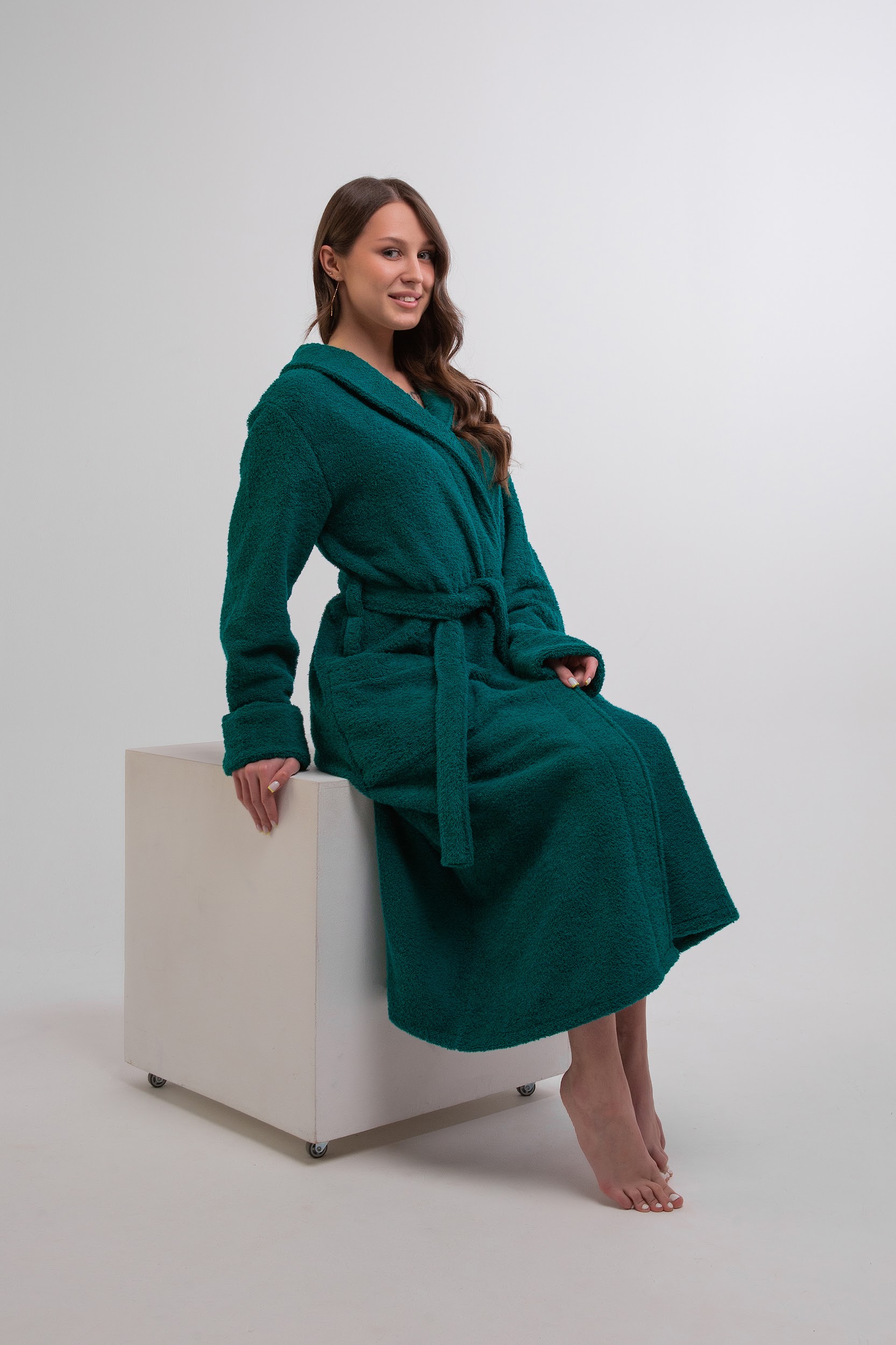 Халат BIO-TEXTILES HMWSH/изумр - фото 3