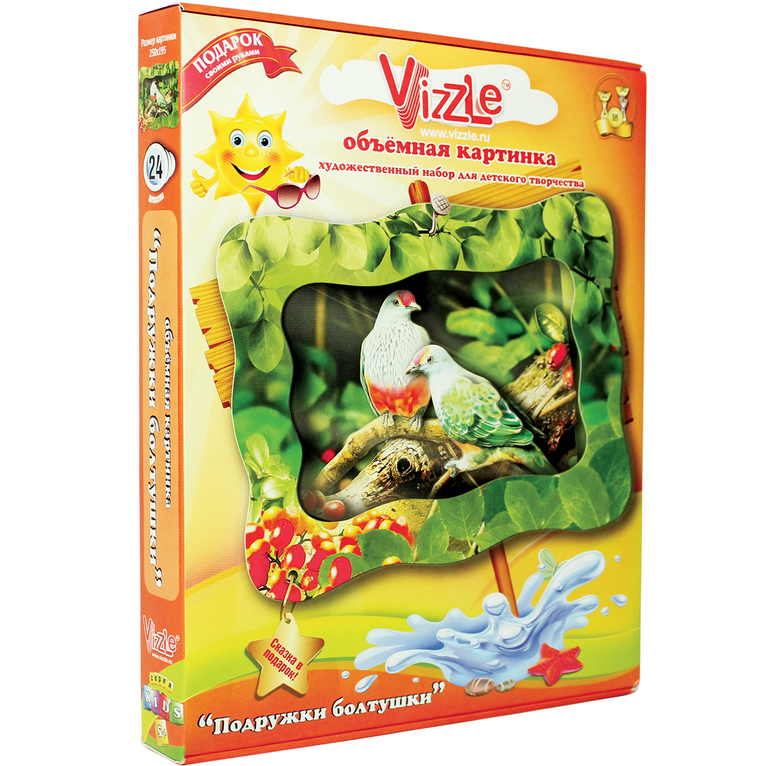 Объемная картина VIZZLE Подружки болтушки - фото 4