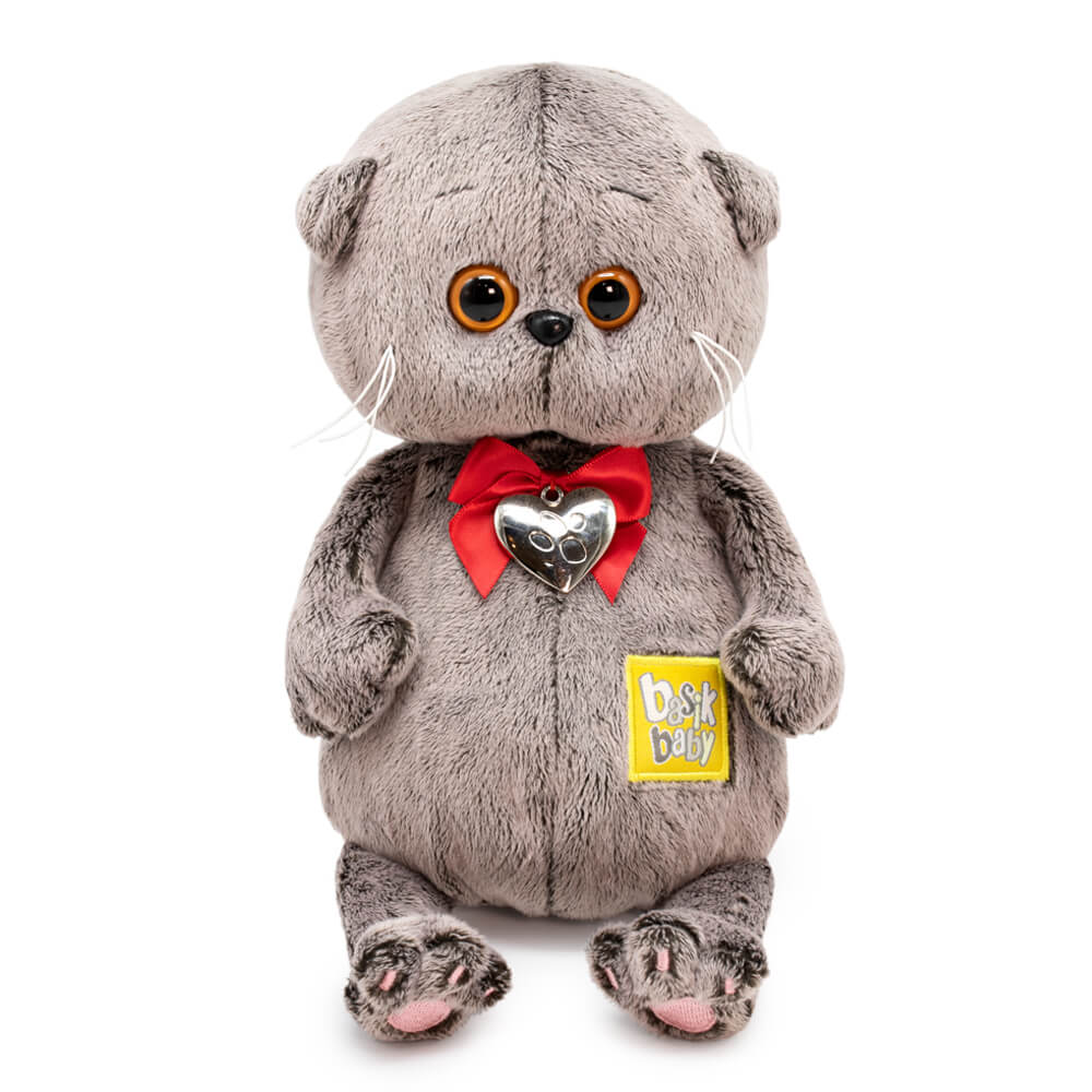 Мягкая игрушка BUDI BASA Басик с сердцем-подвеской - фото 1