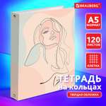 Тетрадь со сменным блоком Brauberg клетка 120 лист.