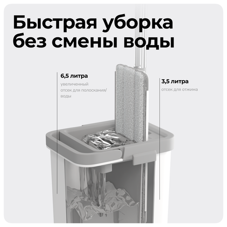 Система для уборки Zetter M 10 л + Дом в одном