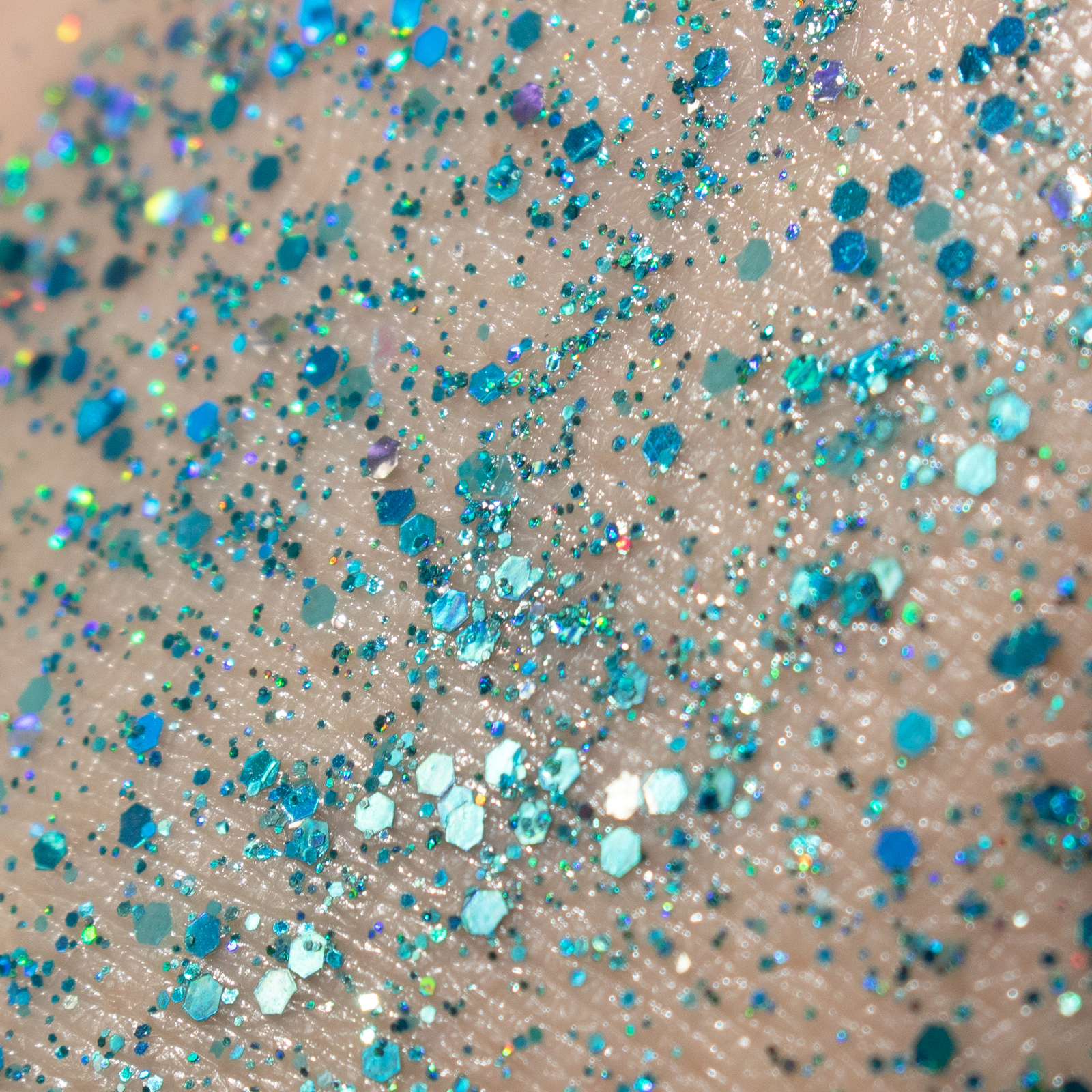 Глиттер шиммер для тела ХОББИЛАБ Ледяная лагуна 30 г - фото 9