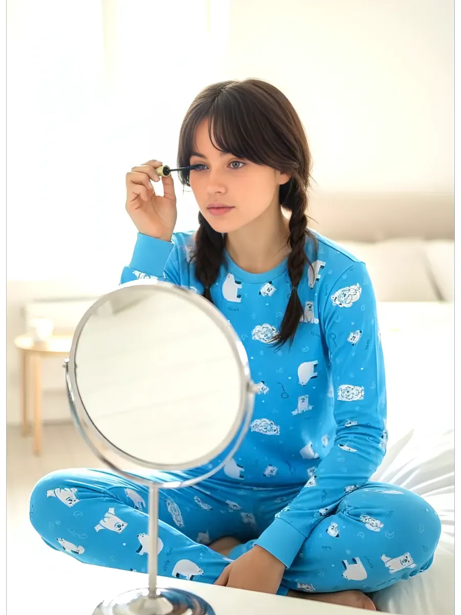 Пижама MIKO YUMI PB-4020ГОЛУБОЙBIG - фото 8