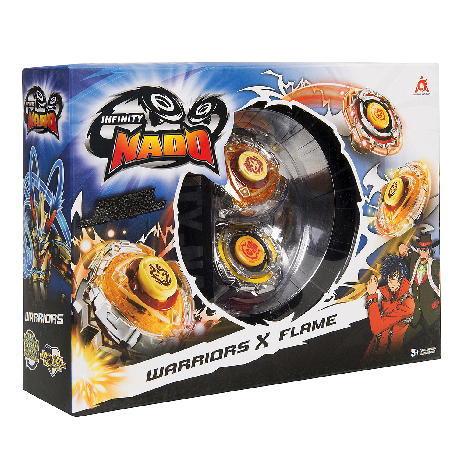 Игровой набор Infinity Nado Warriors and Blast Flame Сплит - фото 2