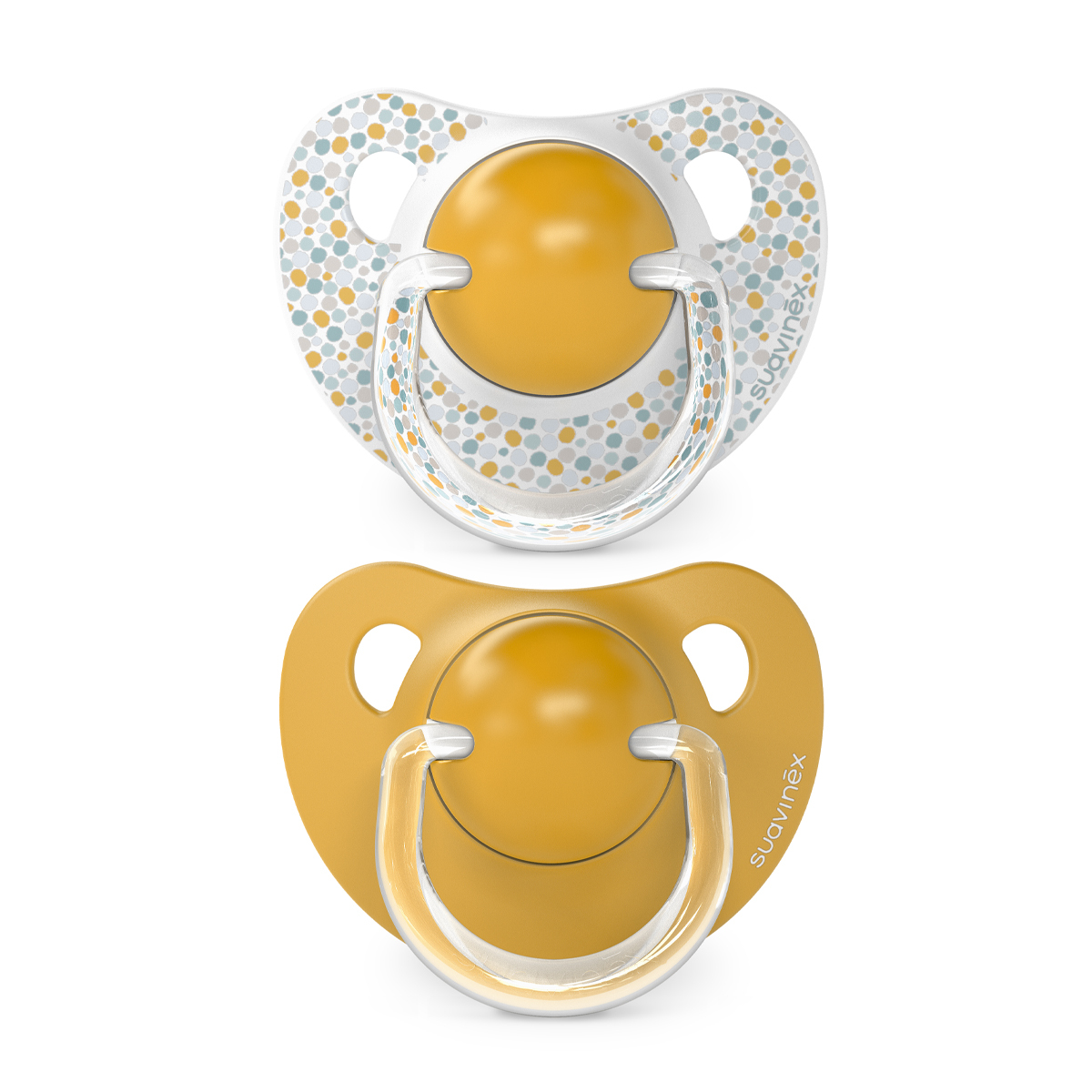 Пустышка Suavinex силикон ортодонтическая от 6 мес. 2 шт. - фото 1