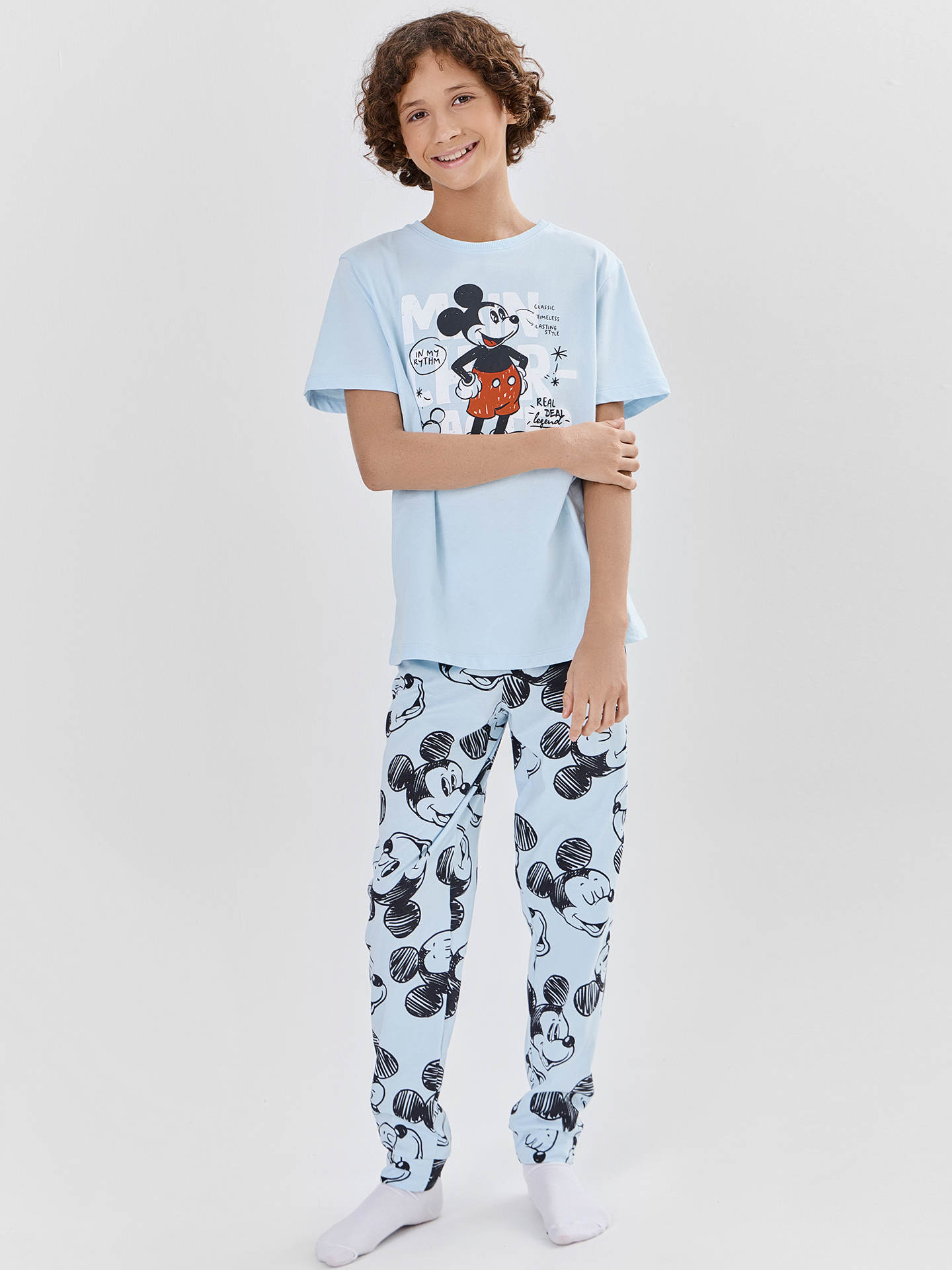 Пижама Mark Formelle (Марк Формэль) 563321/голубое небо +мышата на голубом небе - фото 1