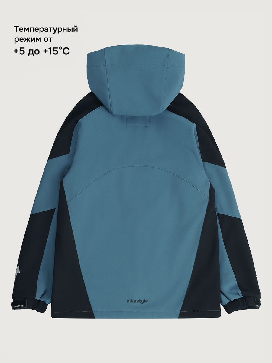Ветровка NIKASTYLE 4л15726 деним/черный - фото 5