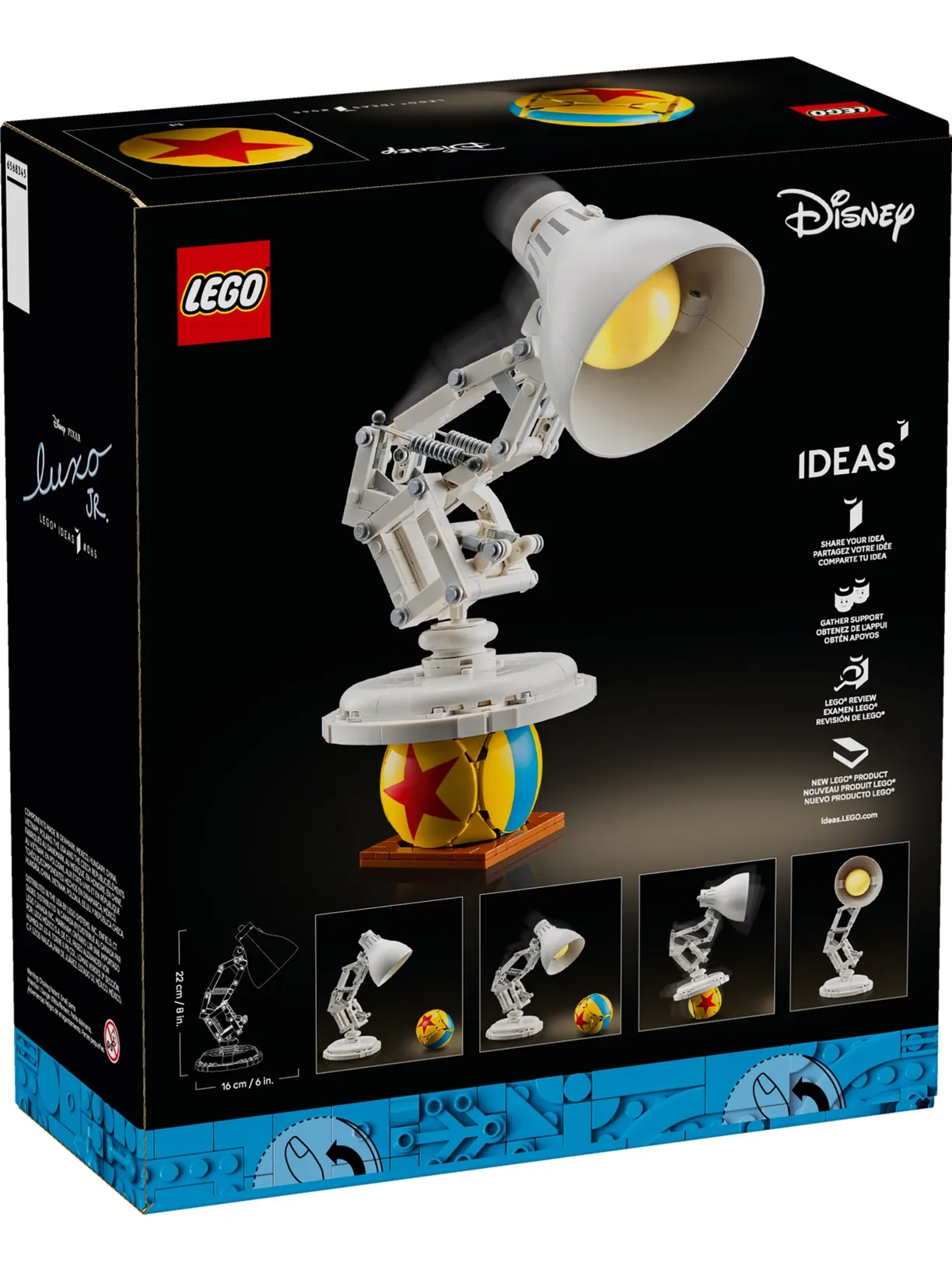 Конструктор LEGO Ideas Люксо-младший 613 дет. - фото 6