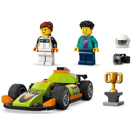 Конструктор LEGO City Зеленый Гоночный автомобиль блочный