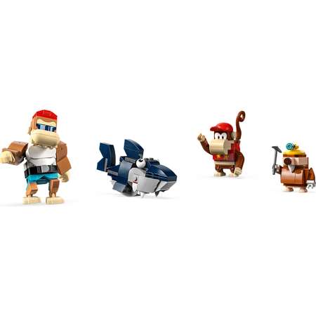 Конструктор LEGO Super Mario Diddy Kongs Mine Cart Ride блочный