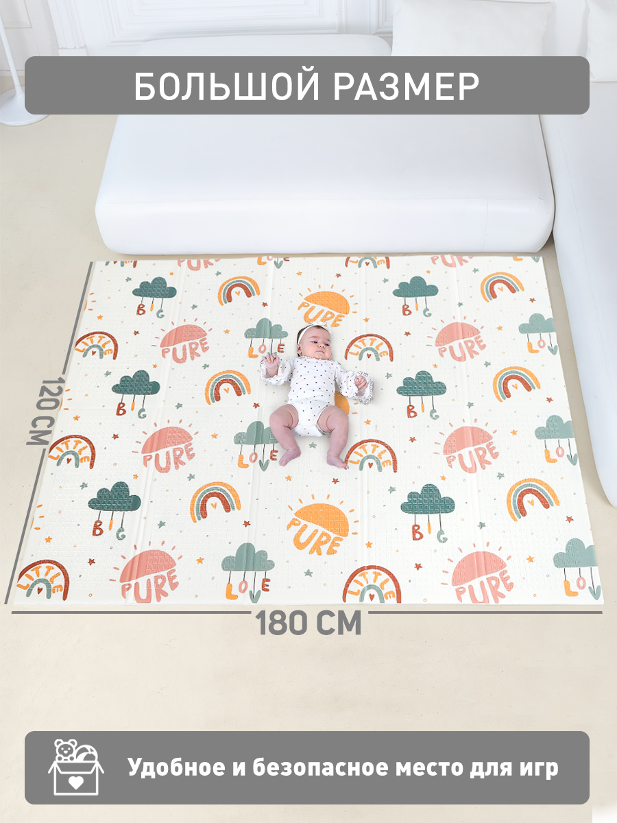 Детский складной коврик METOMI 180 x 120 см - фото 2