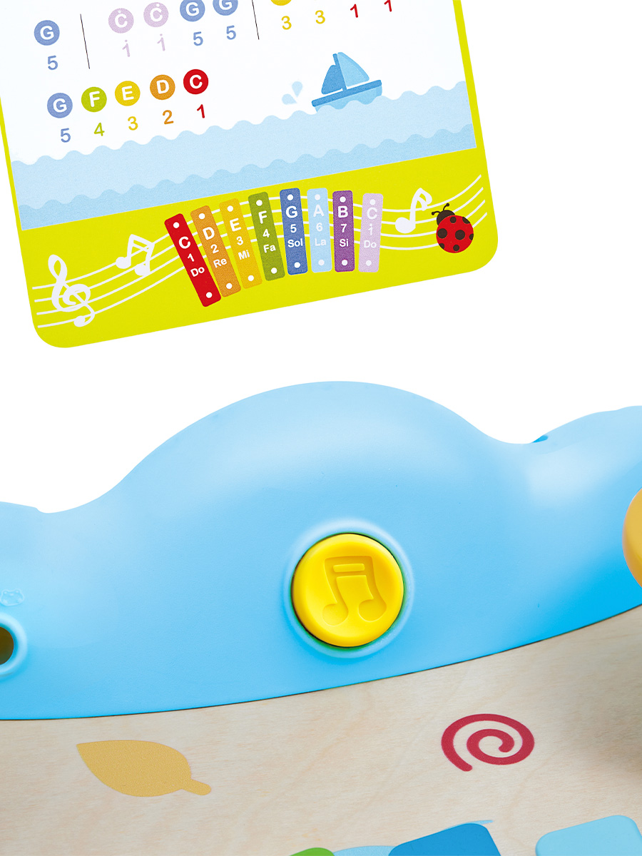 Игрушка музыкальная Hape "Ксилофон" Звуки Природы ксилофон - фото 8