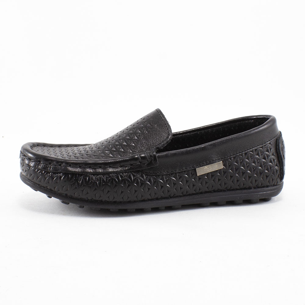 Мокасины BEST.A 72-27-СВ BEST.A Мокасины для мальчика,черный кожа - фото 1