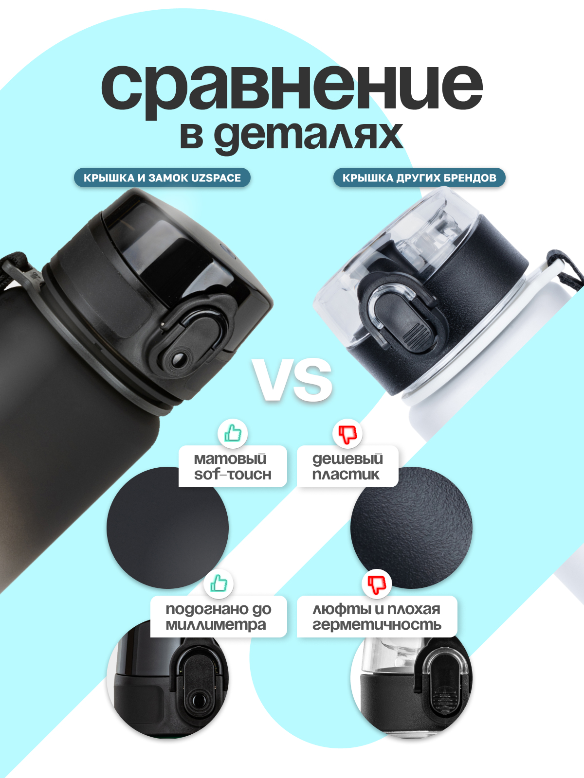 Бутылка UZSPACE 350 мл - фото 5