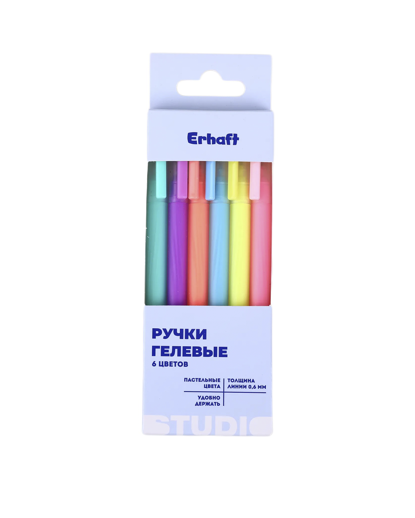 Ручка гелевая Erhaft 6 шт. - фото 1