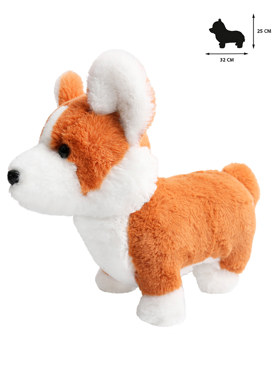 Мягкая игрушка All About Nature собачка Корги - фото 5