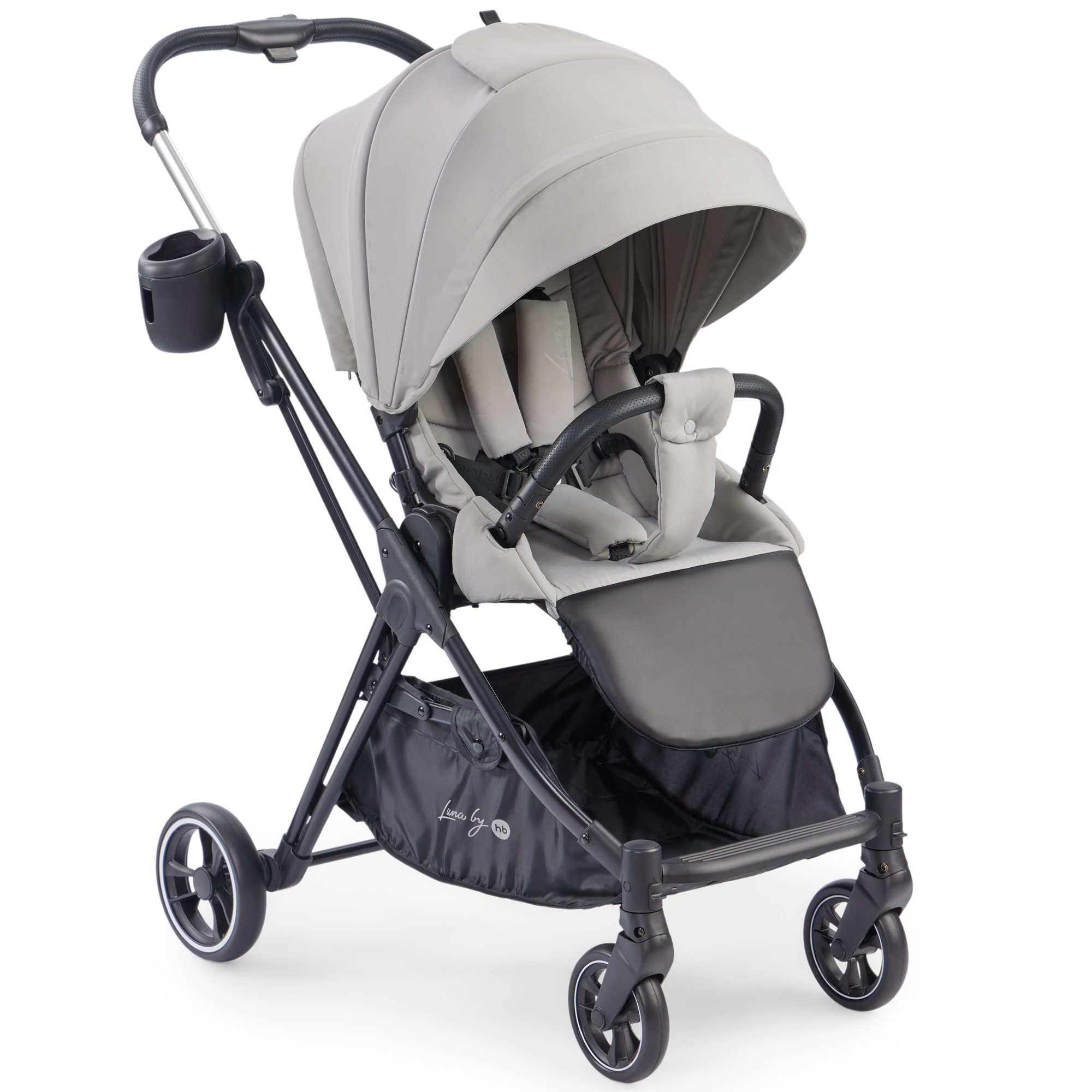 Коляска прогулочная Happy Baby Luna серый - фото 16