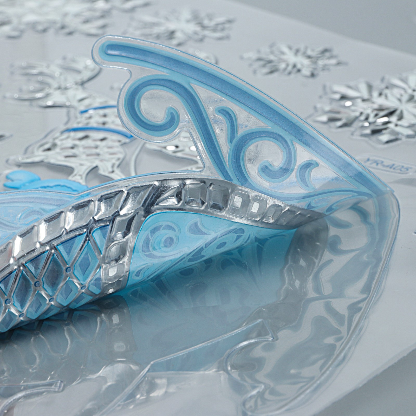 Наклейки Sima-Land на окна «Новогодние» Дед Мороз сани 43х28 см - фото 4