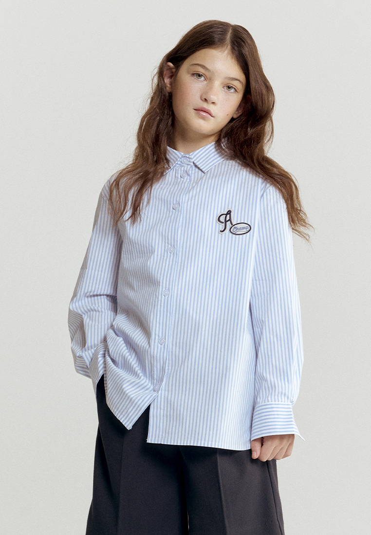 Рубашка artie W25K01RU-1328D/Бело-голубой - фото 1