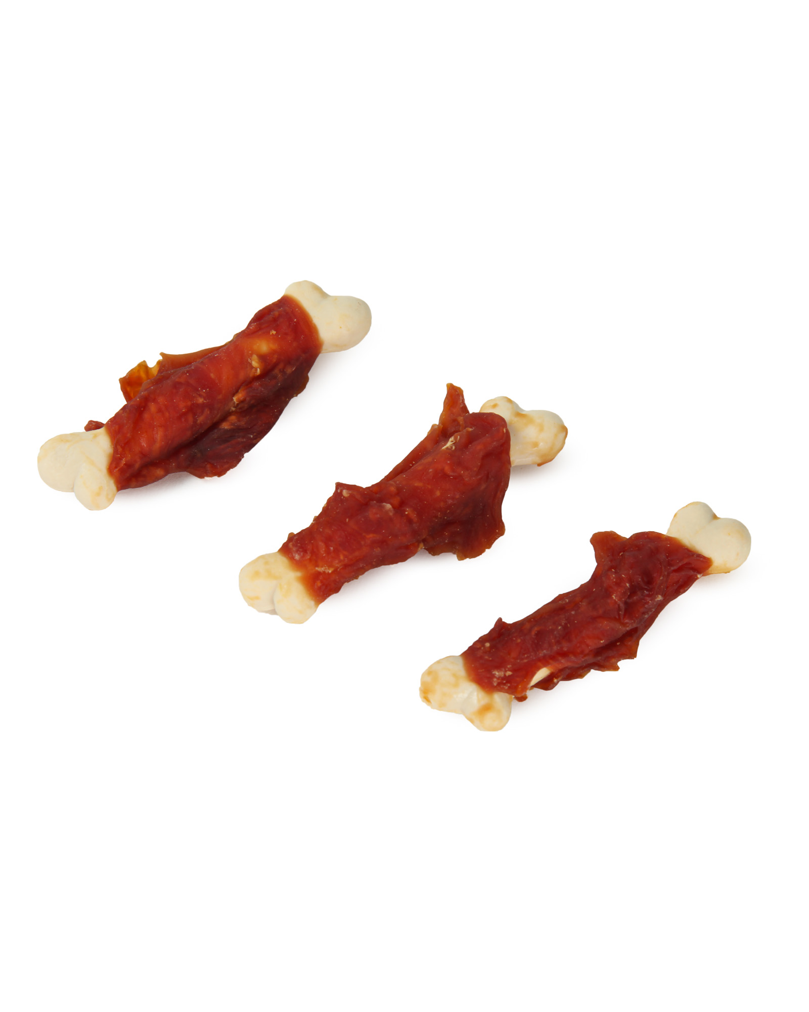 Лакомство для собак LIGHT BITES 90г кальциевые косточки с уткой - фото 3