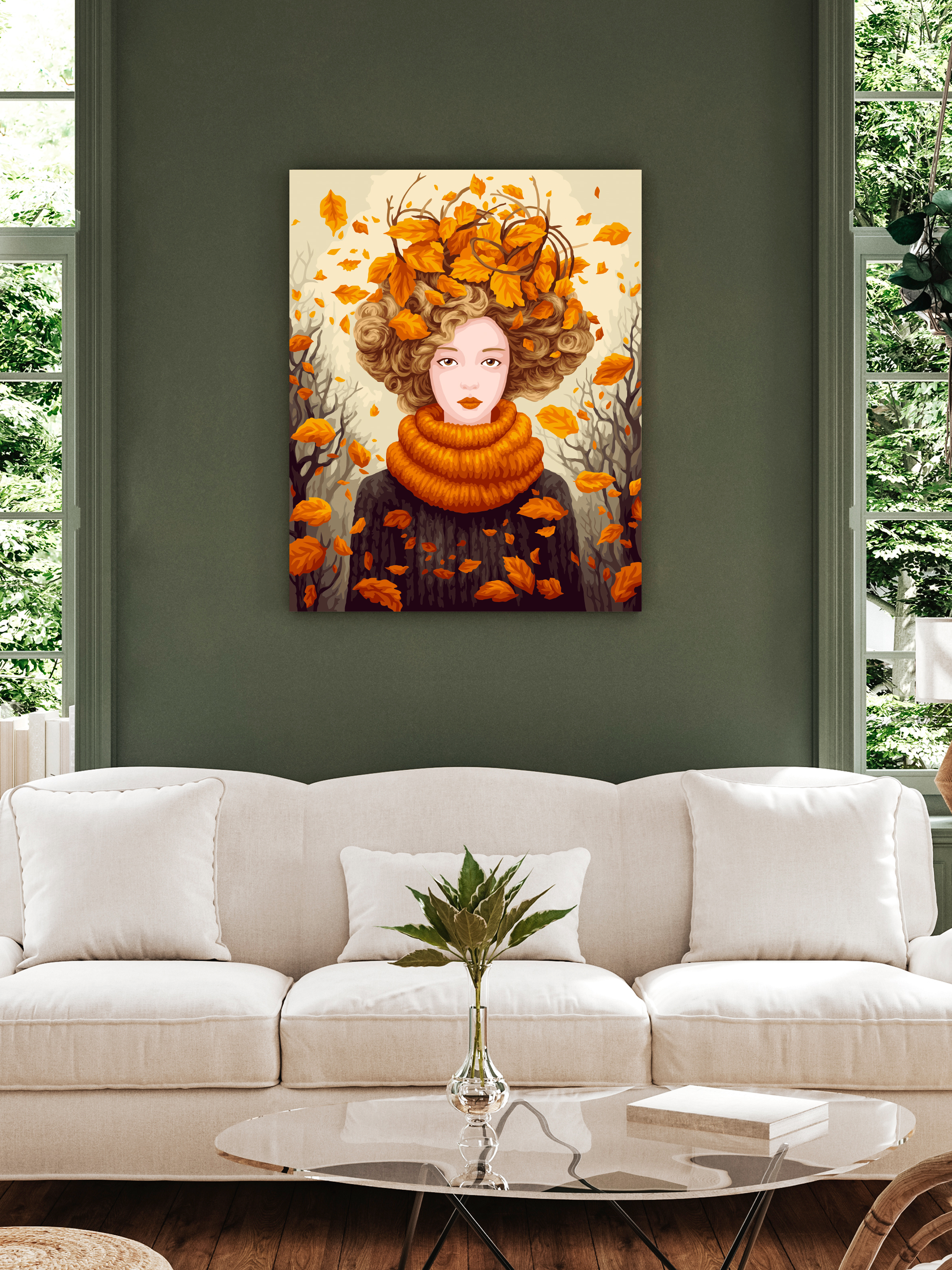 Картина по номерам Art sensation Осенняя меланхолия в ассортименте - фото 3